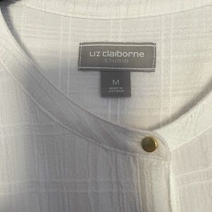 Liz Claiborne New white top